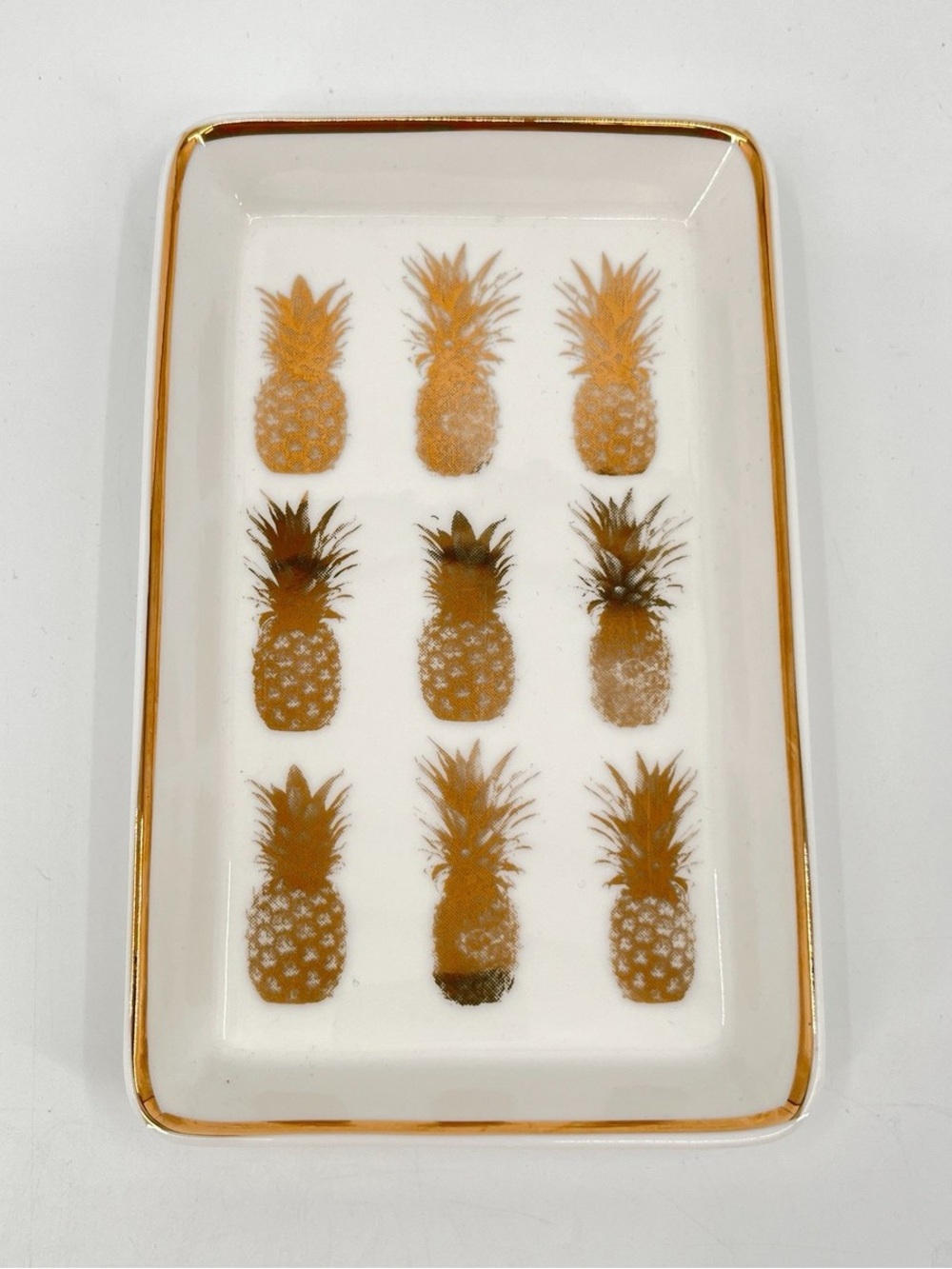 J.Crew Pineapple Ceramic Vanity Trinket Tray